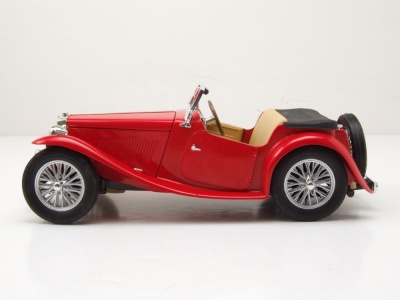 MG TC Midget 1947 rot Modellauto 1:18 Lucky Die Cast