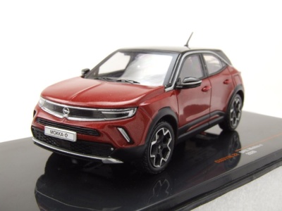 Opel Mokka-e 2022 dunkelrot metallic Modellauto 1:43 ixo models