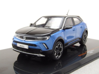 Opel Mokka-e 2020 blau metallic Modellauto 1:43 ixo models