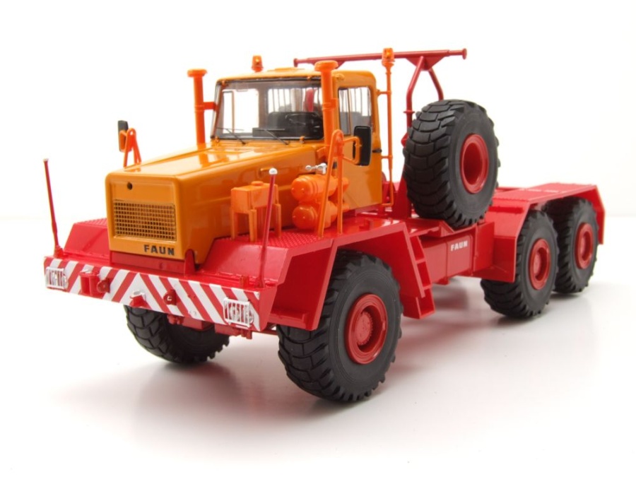 Faun Koloss Zugmaschine orange rot Modellauto 1:43 Premium ClassiXXs