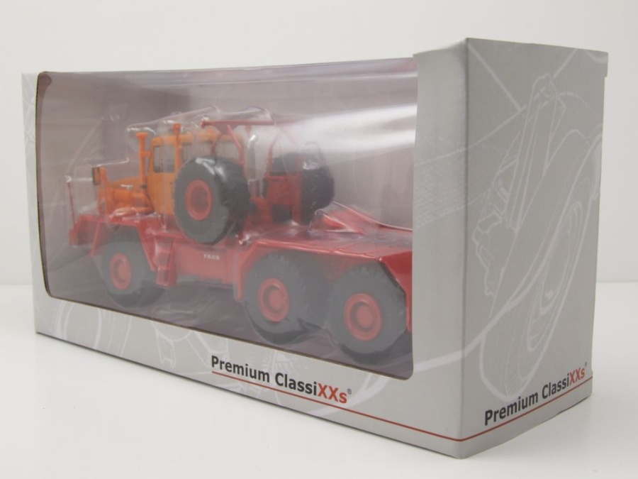 Camion Faun Koloss Miniature 1/43 - Premium ClassiXXs, Orange/rouge, Neuf