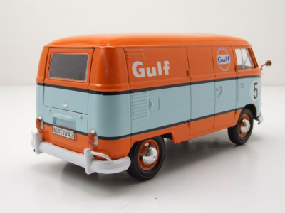 VW T1 Bus Kastenwagen #5 Gulf orange hellblau Modellauto...