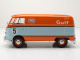 VW T1 Bus Kastenwagen #5 Gulf orange hellblau Modellauto 1:24 Motormax