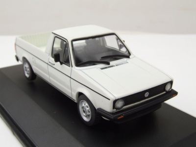 VW Caddy Pick Up 1990 weiß Modellauto 1:43 Solido