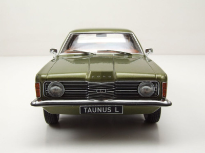 Ford Taunus L 1971 grün metallic Modellauto 1:18 KK Scale