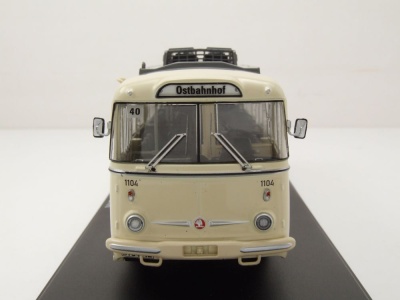 Skoda 9TR Bus BVG Berliner Verkehrsbetriebe beige Modellauto 1:43 Premium ClassiXXs