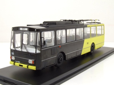 Skoda 14TR Bus Potsdam schwarz gelb Modellauto 1:43...