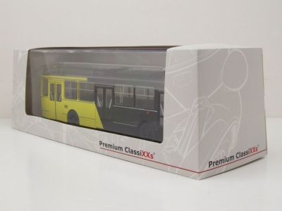 Skoda 14TR Bus Potsdam schwarz gelb Modellauto 1:43 Premium ClassiXXs