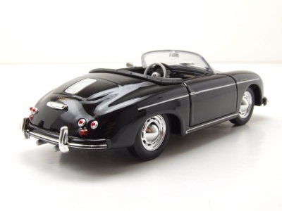 Porsche 356 A Speedster schwarz Modellauto 1:24 Welly