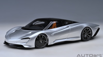 McLaren Speedtail 2020 supernova silber Modellauto 1:18 Autoart