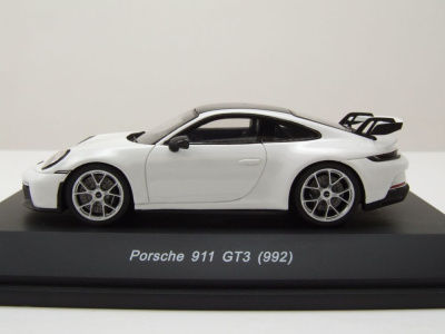 Porsche 911 (992) GT3 weiß Modellauto 1:43 Schuco