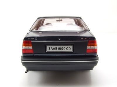 Saab 9000 CD Turbo 1990 dunkelblau Modellauto 1:18 Triple9