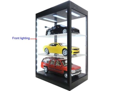 Klarsichtbox Vitrine mit LED-Beleuchtung in Deckel und...