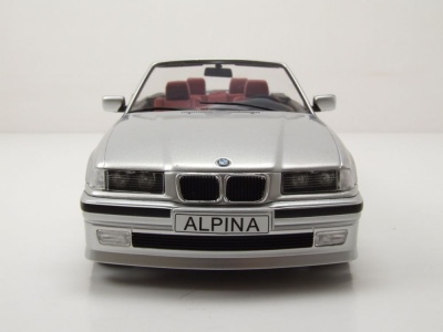 BMW Alpina B3 3.2 Cabrio E36 1996 silber Modellauto 1:18 MCG