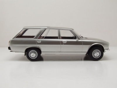 Peugeot 504 Break Kombi 1976 silber Modellauto 1:18 MCG