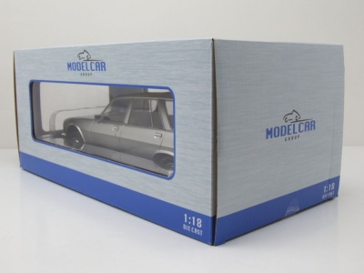 Peugeot 504 Break Kombi 1976 silber Modellauto 1:18 MCG