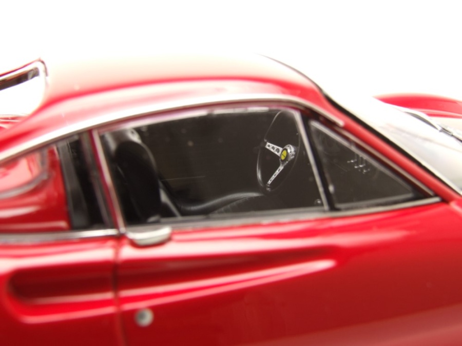 Ferrari Dino 246 GT 1968 Rot - Detailgetreues Modellauto 1:18 Für Sammler