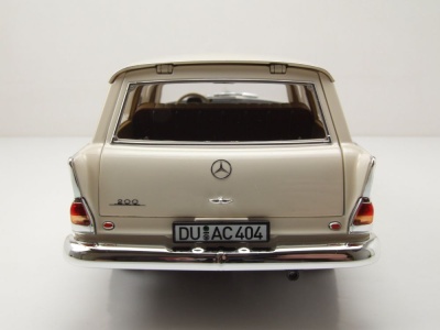 Mercedes 200 Universal Kombi 1966 creme weiß Modellauto 1:18 Norev