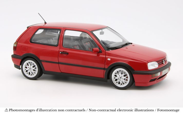 Modellauto VW Golf 3 GTI 1996 rot 1:18 Norev bei Modellautocenter