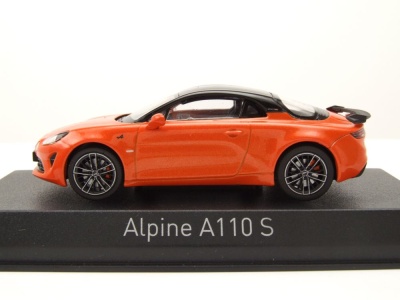 Alpine Renault A110 S Pack Aero 2022 orange Modellauto 1:43 Norev