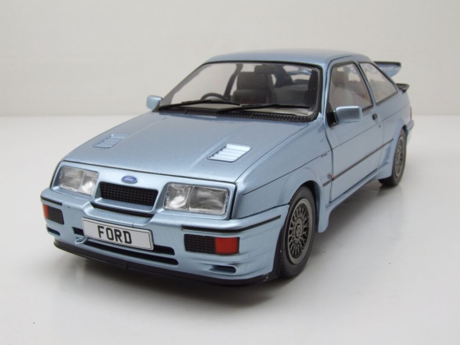 Ford Sierra RS 500 RHD 1987 hellblau metallic Modellauto 1:18 Solido