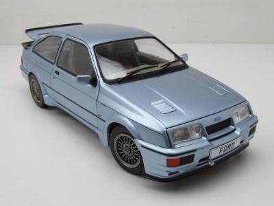 Ford Sierra RS 500 RHD 1987 hellblau metallic Modellauto 1:18 Solido