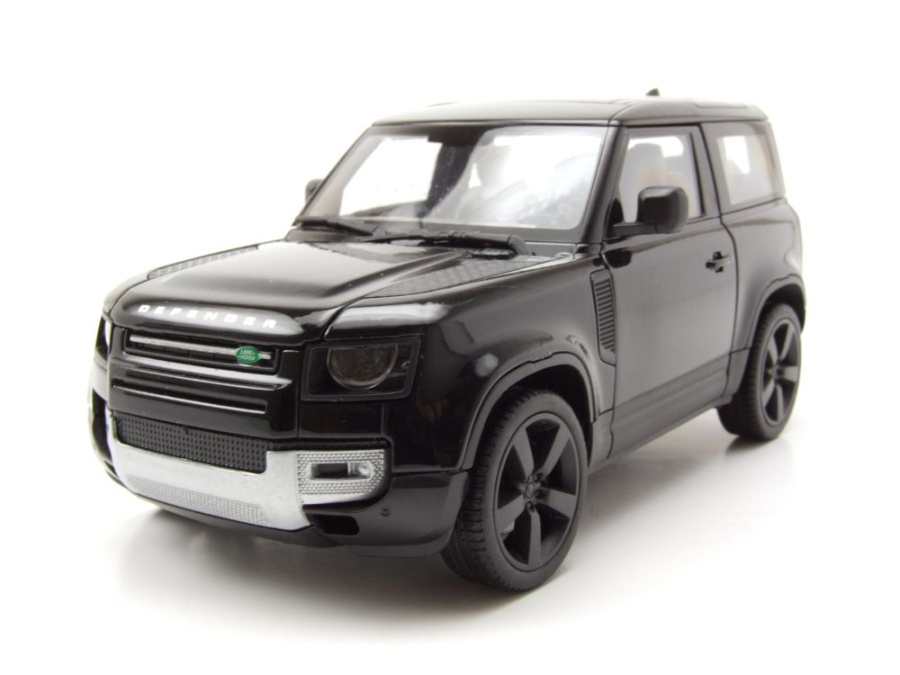 Land Rover Defender 2020 schwarz Modellauto 1:24 Welly