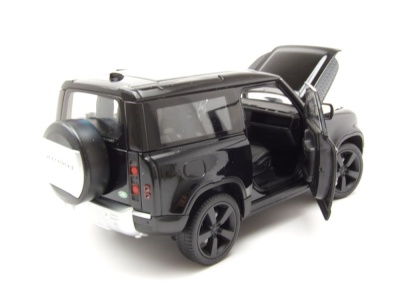 Land Rover Defender 2020 schwarz Modellauto 1:24 Welly