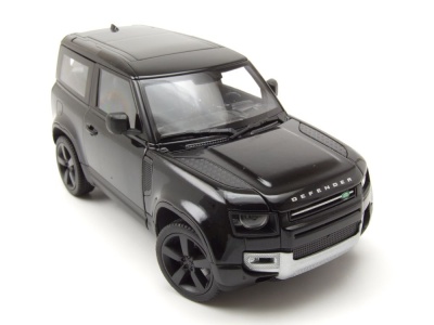 Land Rover Defender 2020 schwarz Modellauto 1:24 Welly