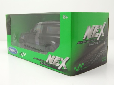 Land Rover Defender 2020 schwarz Modellauto 1:24 Welly