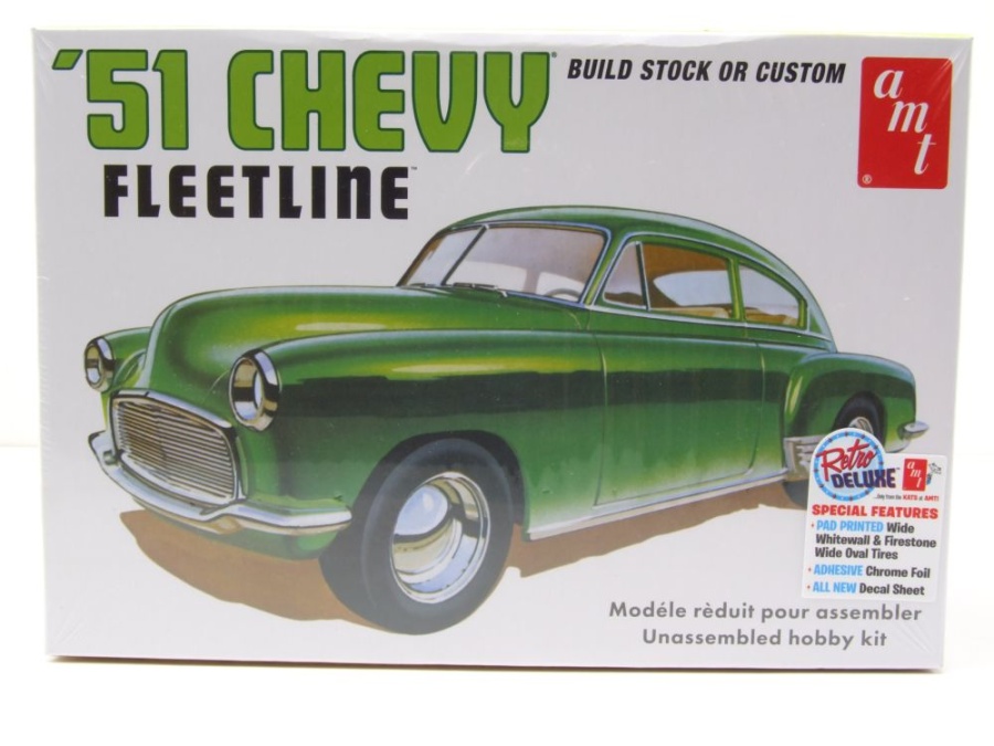 Chevrolet Fleetline 1951 Kunststoffbausatz Modellauto 1:25 AMT