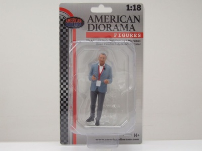 Figur On Air #2 Interviewer für 1:18 Modelle American Diorama