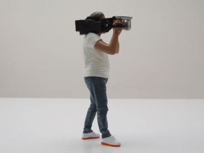 Figur On Air #3 Kameramann Schulter für 1:18 Modelle American Diorama