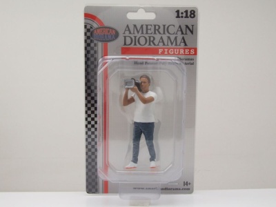Figur On Air #3 Kameramann Schulter für 1:18 Modelle American Diorama