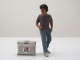 Figur RWB Legend Akira Nakai-San Koffer für 1:18 Modelle American Diorama