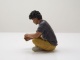 Figur RWB Legend Akira Nakai-San sitzend für 1:18 Modelle American Diorama