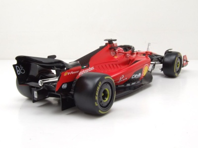 Ferrari SF-23 #16 Formel 1 2023 rot Leclerc Modellauto 1:18 Bburago