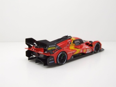 Ferrari 499P #51 Le Mans 2023 rot Guidi Calado Giovinazzi Modellauto 1:24 Bburago