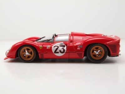 Ferrari 330 P4 #23 Sieger Daytona 1967 rot Bandini Amon Modellauto 1:24 Bburago