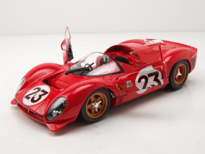 Ferrari 330 P4 #23 Sieger Daytona 1967 rot Bandini Amon Modellauto 1:24 Bburago