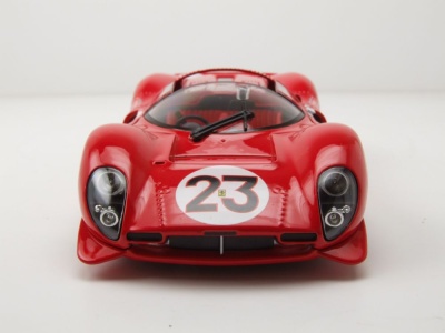 Ferrari 330 P4 #23 Sieger Daytona 1967 rot Bandini Amon Modellauto 1:24 Bburago