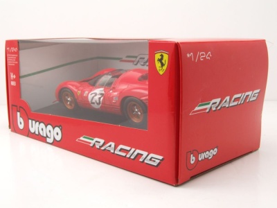 Ferrari 330 P4 #23 Sieger Daytona 1967 rot Bandini Amon Modellauto 1:24 Bburago