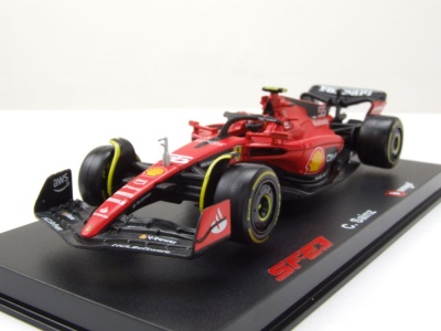 Ferrari SF-23 #55 Formel 1 2023 rot Sainz mit Helm...