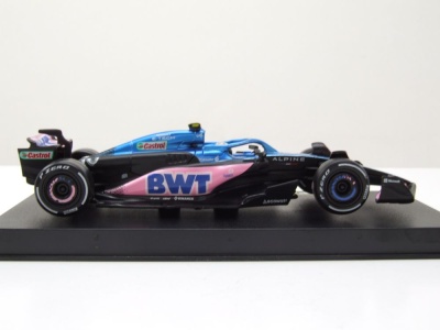 Renault Alpine A523 #10 Formel 1 Racing 2023 Gasly mit Helm Modellauto 1:43 Bburago