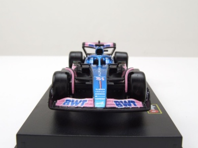 Renault Alpine A523 #31 Formel 1 Racing 2023 Ocon mit Helm Modellauto 1:43 Bburago