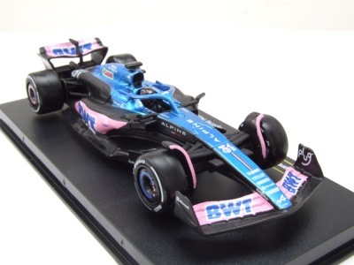 Renault Alpine A523 #31 Formel 1 Racing 2023 Ocon mit Helm Modellauto 1:43 Bburago