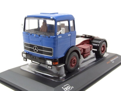 Mercedes LPS 1632 Zugmaschine 1970 blau Modellauto 1:43...