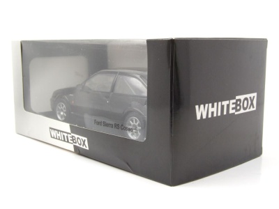 Ford Sierra RS Cosworth 1987 schwarz Modellauto 1:24 Whitebox