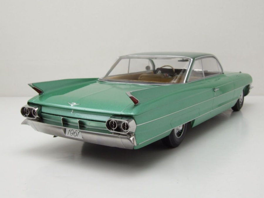 Cadillac Série 62 Coupé DeVille 1961 Bleu – Miniature KK-Scale 1/18