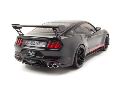 Ford Shelby Mustang GT500 Code Red 2022 schwarz Modellauto 1:18 Solido